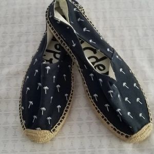 Sam Edelman Black and White Espadrilles